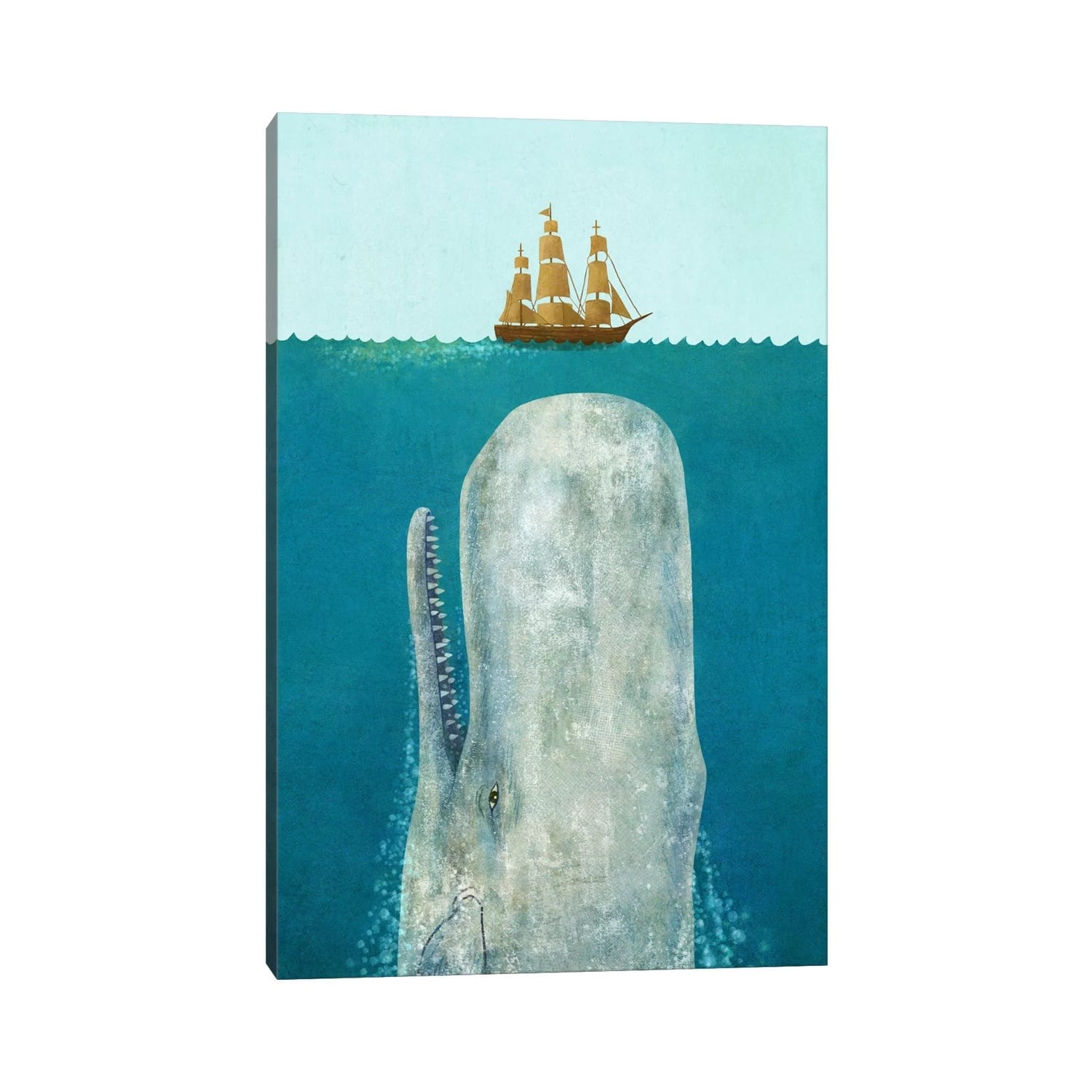 iCanvas 'The Whale' by Terry Fan Gallery-wrapped Canvas Print