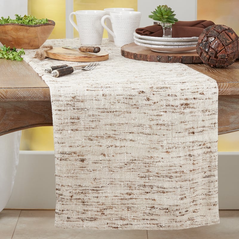 Table Runner With Textured Design - 16"x72"