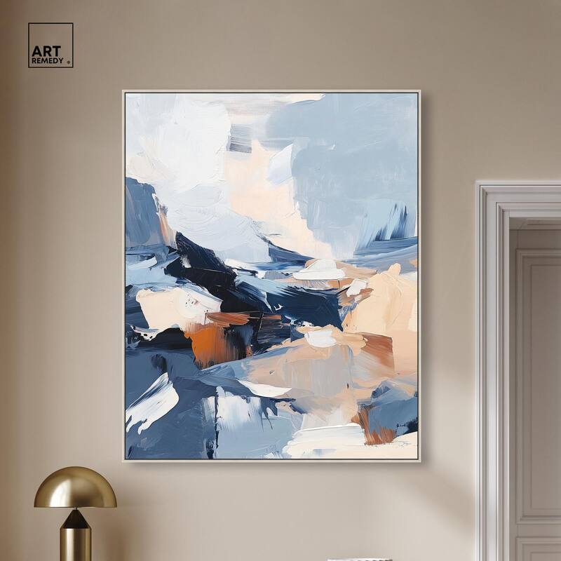 A Symphony in White III Canvas by Art Remedy