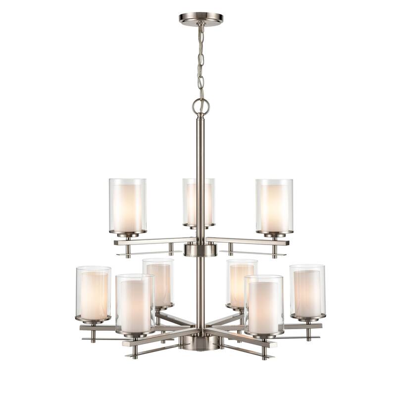 Millennium Lighting Huderson 9 Light Metal Chandelier Ceiling Fixture