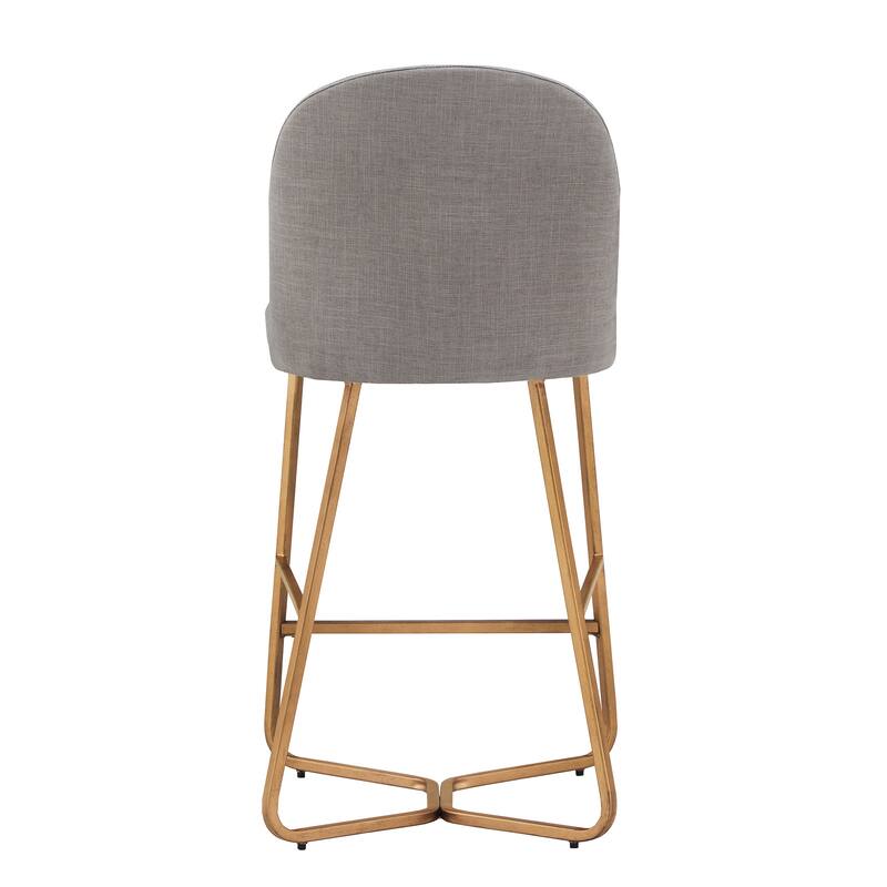 Cheyenne Linen Upholstered Counter & Bar Chairs (Set of 2) by iNSPIRE Q