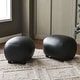 preview thumbnail 84 of 112, KINWELL 23" Wide Faux Leather Upholstered Ottoman Footrest, PU Entryway Footstool