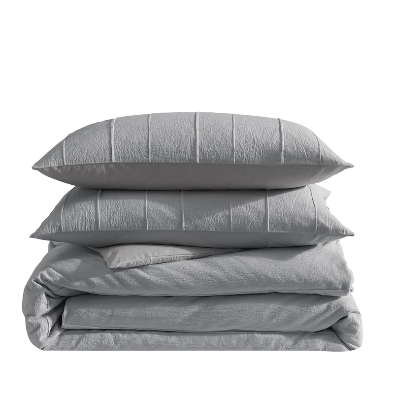 Vera Wang Woven Tucks Reversible Comforter Set
