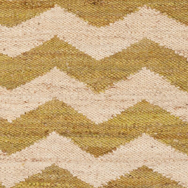 Hand-Woven Madeline Natural Jute Chevron Rug