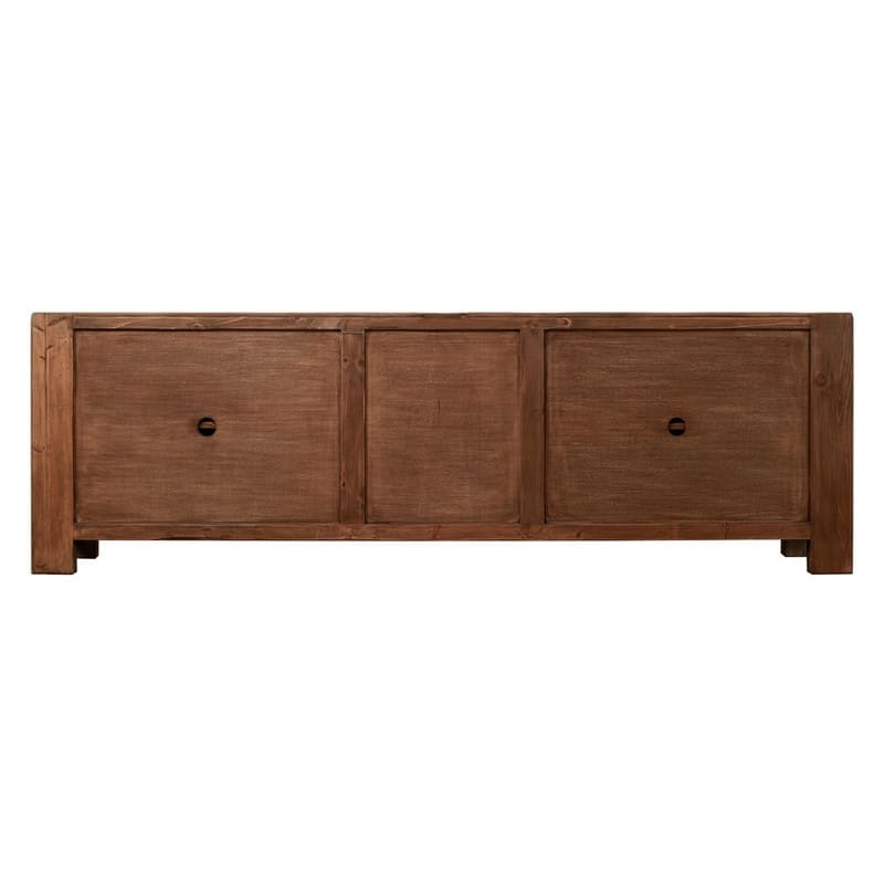 Approx. 94 Inches Wide Four Drawers Media Cabinet Weathered Gray