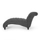 preview thumbnail 3 of 8, Roomfitters Tufted Chaise Lounge with Curved Shape and Nailhead Trim, Upholstered Accent Sofa for Living Room