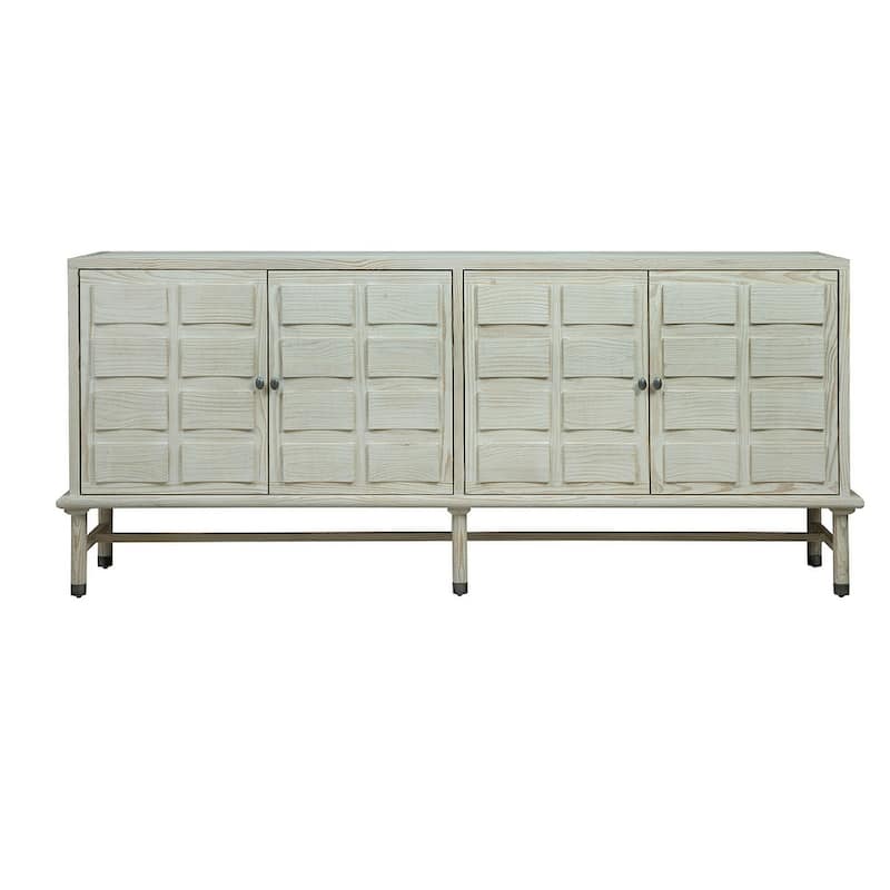 Furniture Classics Wood Diego Sideboard Buffet Server - Off-White