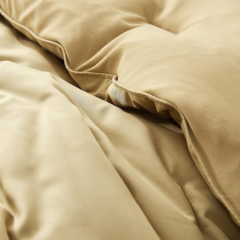 Butter - Coma Inducer® Oversized Cooling Comforter Set - Gold Taupe