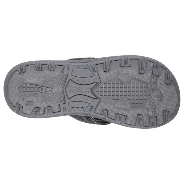 skechers sandals mens orange