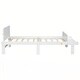 preview thumbnail 9 of 12, Twin Bed with Footboard Bench ,White
