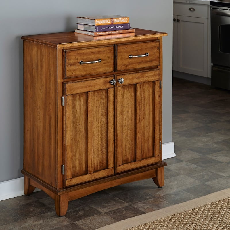 Copper Grove Narcisse Oak Buffet with Wood Top - Oak