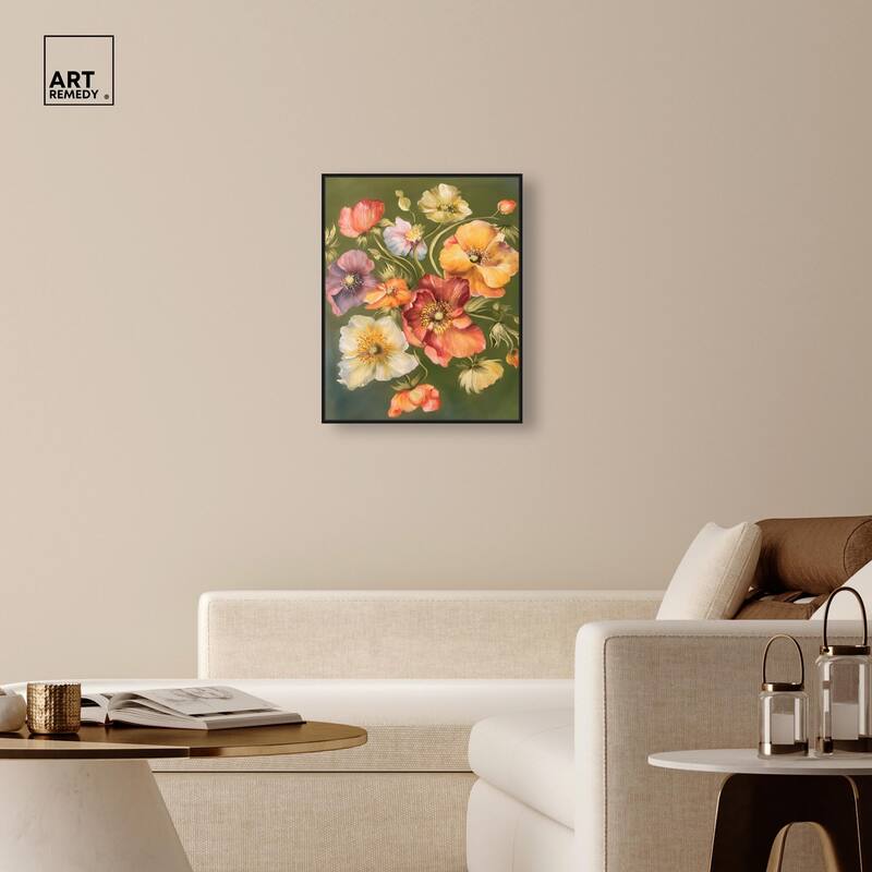Twilight Tulips I Canvas by Art Remedy