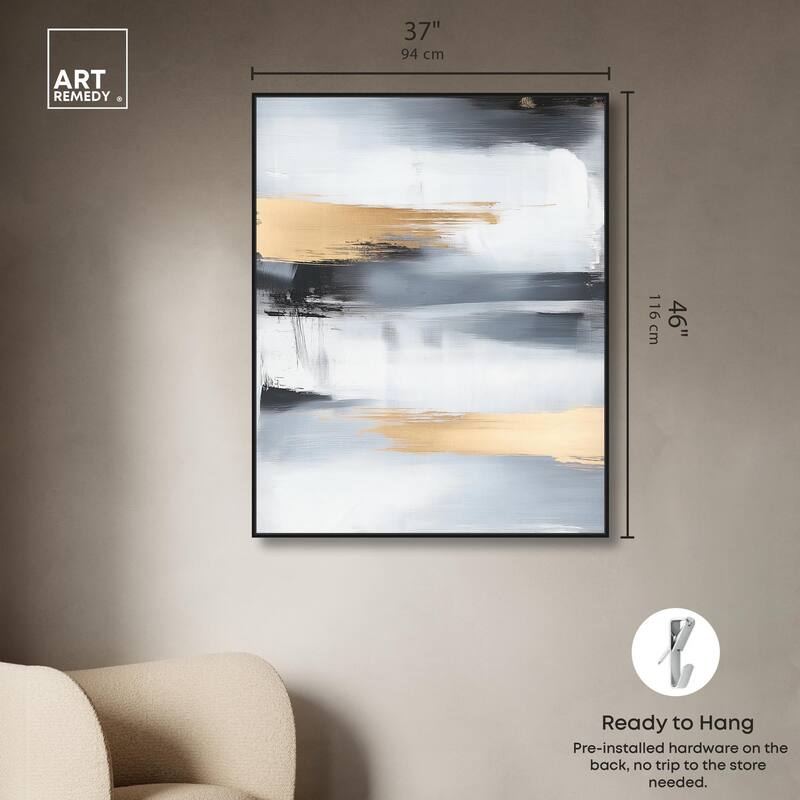 Visual Gold Vortex II Canvas by Art Remedy