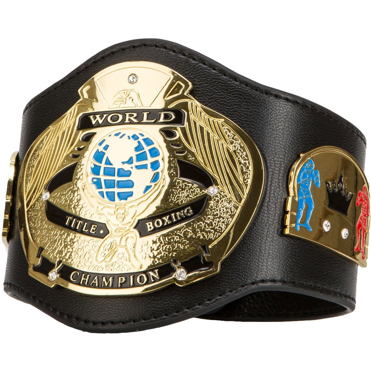 Title Boxing Plastic Centerplate Satin Traditional Title Belt