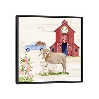 iCanvas "Life On The Farm IV" by Kathleen Parr McKenna Framed - Bed ...