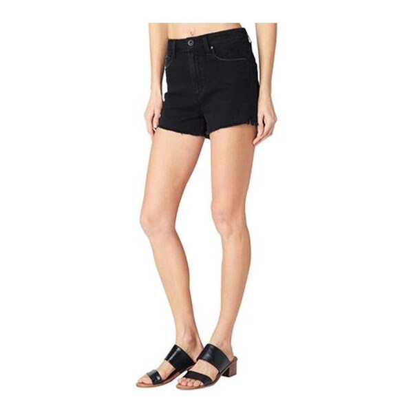 high waisted shorts vintage black