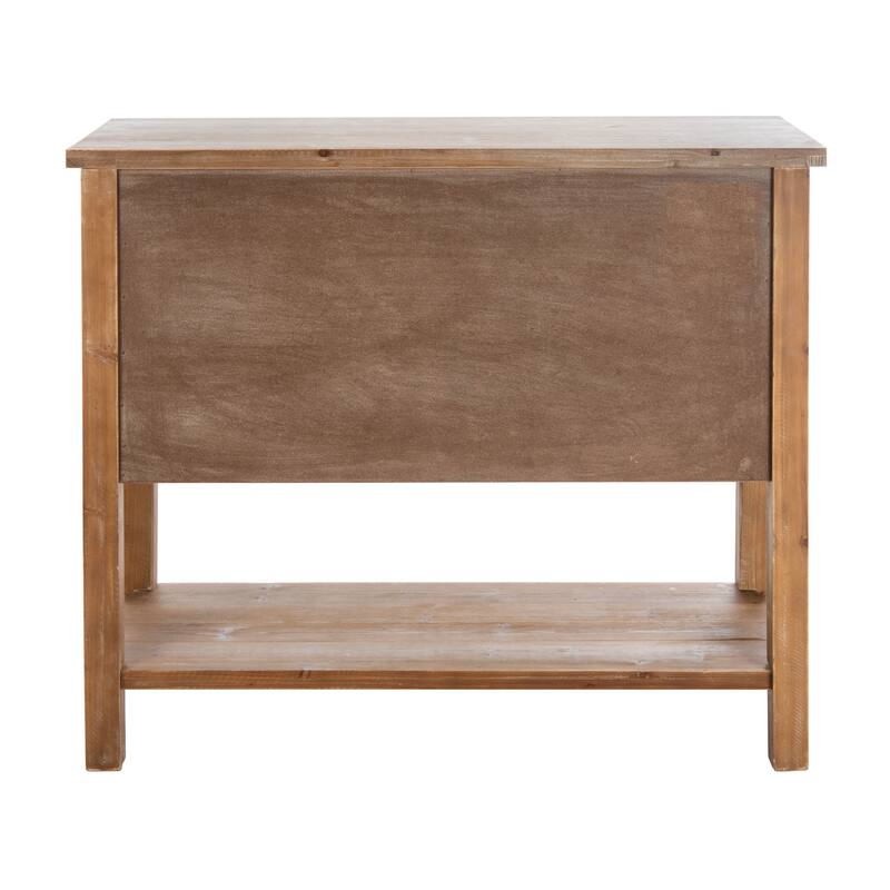 SAFAVIEH Neppie Natural Oak 9-Drawer Chest