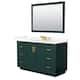 Option Green, Gold Trim, Giotto Quartz Top
