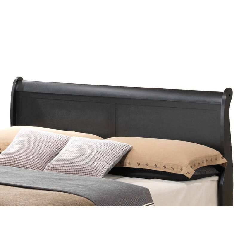 Full Size Traditional Platform Bed with Durable Particle Board Construction and Easy Assembly