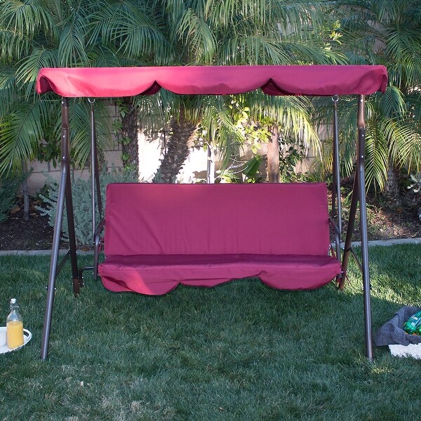 Protective Cover For 3 Seat Garden Swing Chair Outdoor Uv Waterproof With Zips