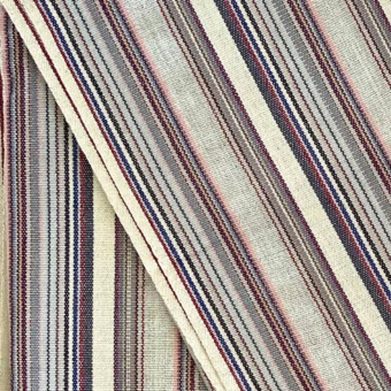 HomeRoots 39" X 71" Gray Cotton Plain Weave Striped Turkish Towel Throw Blanket with Tassels