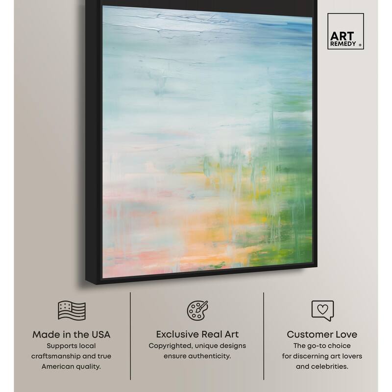 Peaceful Shore Canvas by Art Remedy