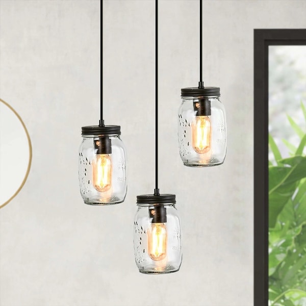 3 mason deals jar pendant light