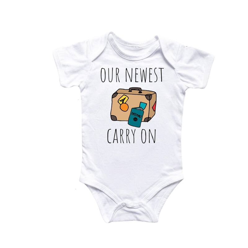 Travel Adventure - Baby Boy Girl Clothes Infant Bodysuit Funny Cute Newborn 7 - White - 6-9M