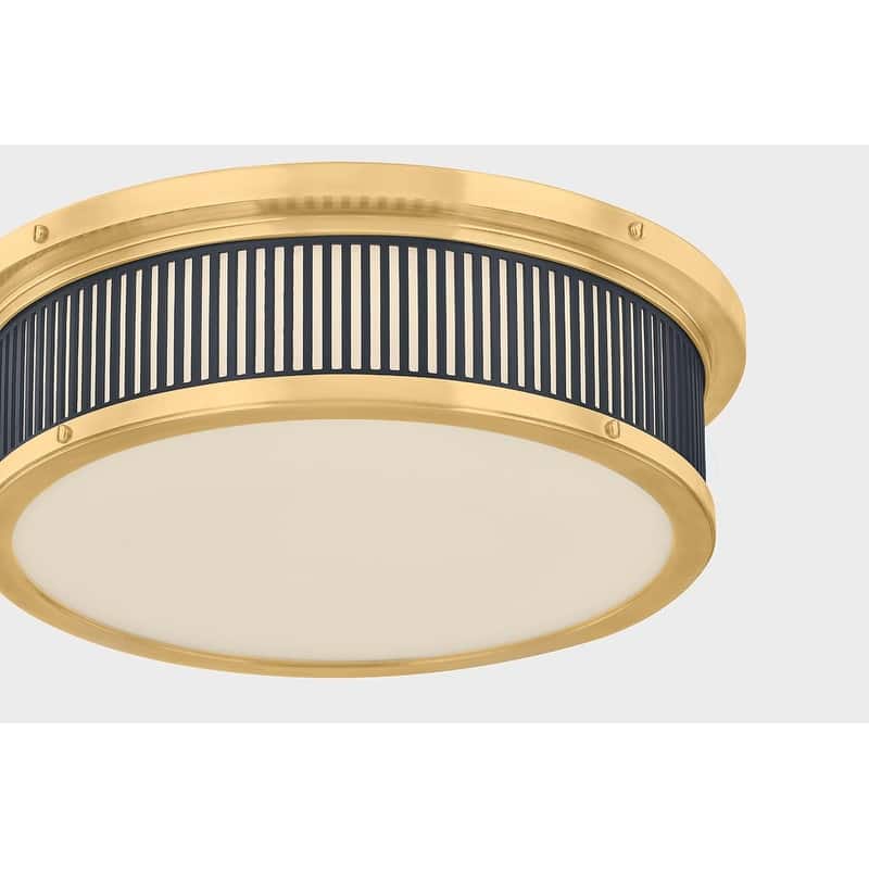 Hudson Valley Lighting MDS1901 Ashdown 14" Wide LED Flush Mount Drum