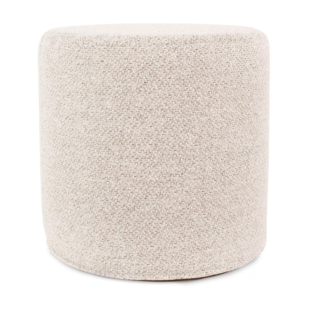 Allan Andrews No Tip Cylinder Ottoman with Cover, Panama Collection