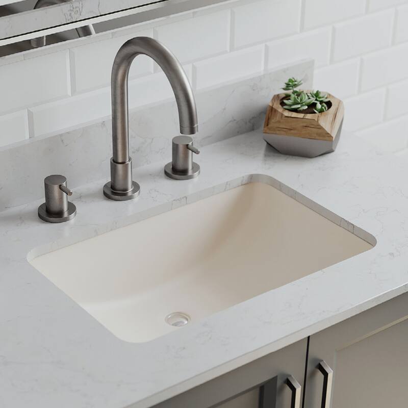 Lexicon Platinum V214 Quartz Composite Rectangle Vanity Sink - Galaxy Beige