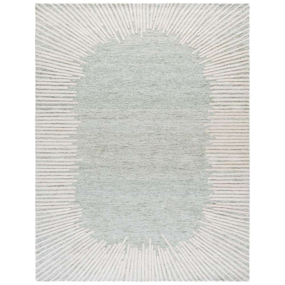 SAFAVIEH Handmade Abstract Sofoula Modern Wool Rug