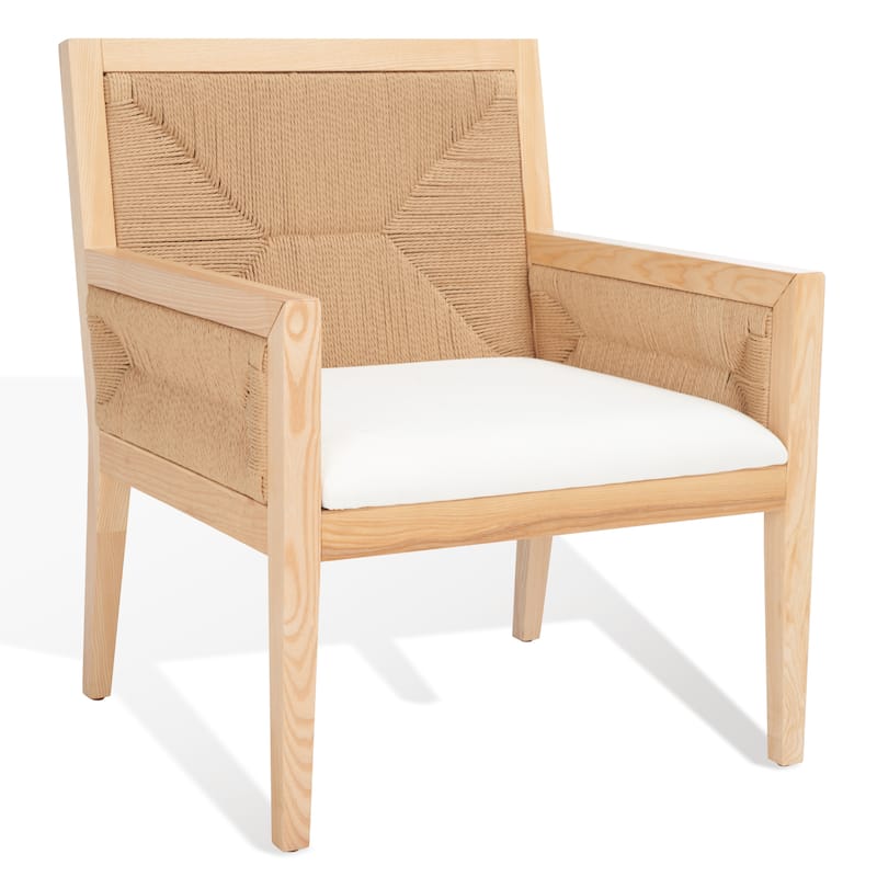 SAFAVIEH Couture Emilio Woven Accent Chair - 25 in. W x 26 in. D x 31 in. H