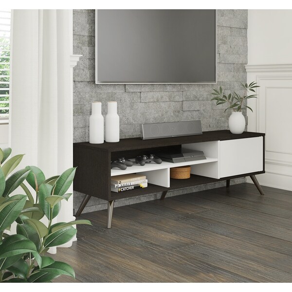 Bestar small space krom tv stand discount