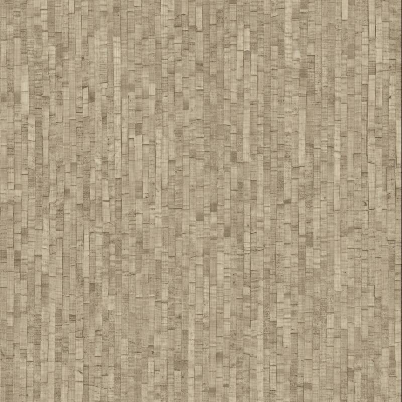 Veer Decor Faux Natural Straw Wallpaper - Beige