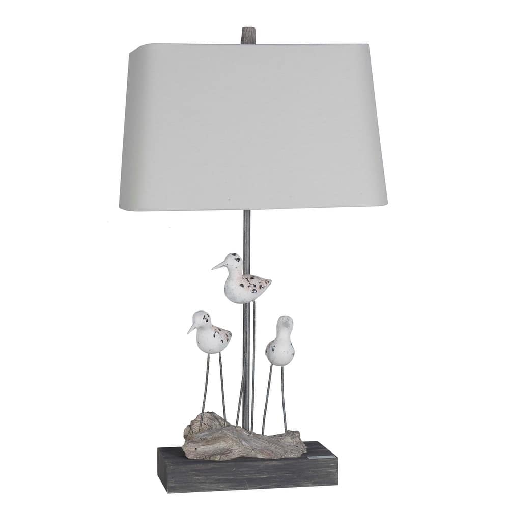 Polyresin Table Lamp with LED Bulb - 31"