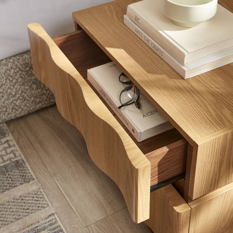 Isola 2 Drawer Nightstand