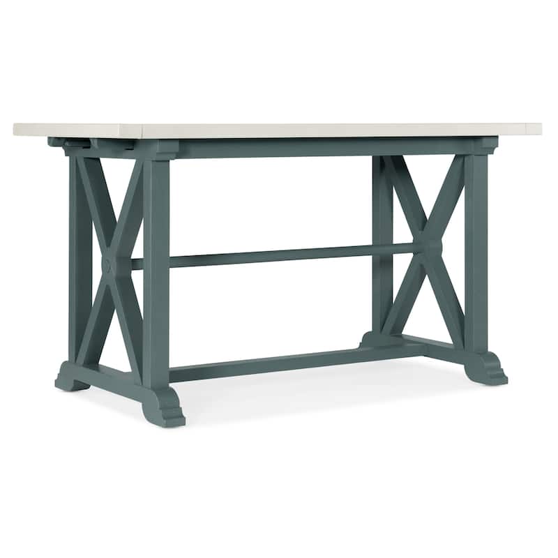 Hooker Furniture 6350-75206 32" Wide Wood, Wood Veneer Dining Table - Blue