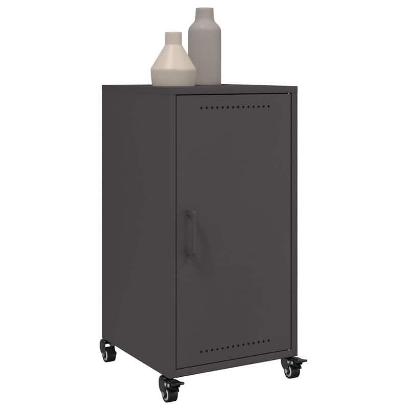 vidaXL Sideboard Storage Cupboard Living Room Furniture Cold-rolled Steel - 15.4 x 14.2 x 28.3