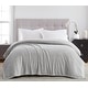 preview thumbnail 2 of 4, Herringbone Jacquard Collection Plush Blanket King - Silver