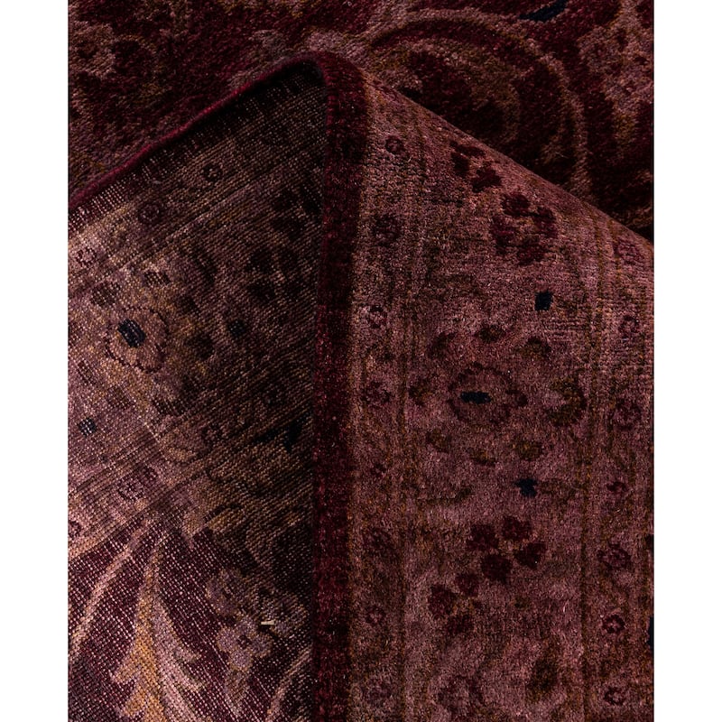 Overdyed One-of-a-Kind Hand-Knotted Area Rug - Pink - 3' 0" x 5' 1"