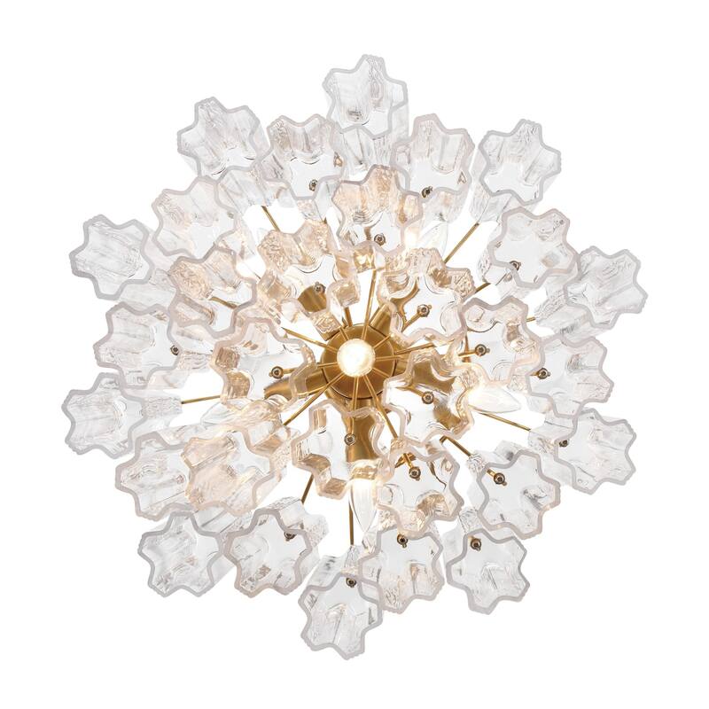 Crystorama Lighting Group ADD-306-CL Addis 6 Light 20" Wide Waterfall
