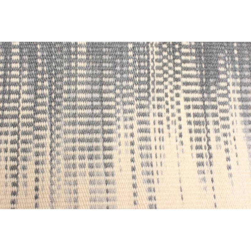 ECARPETGALLERY Flat-Weave Ankara FW Black Wool Kilim - 5'1 x 8'3