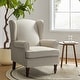 preview thumbnail 29 of 34, Epimethis Traditional Fabric Accent Armchair with Turned Legs by HULALA HOME TAN