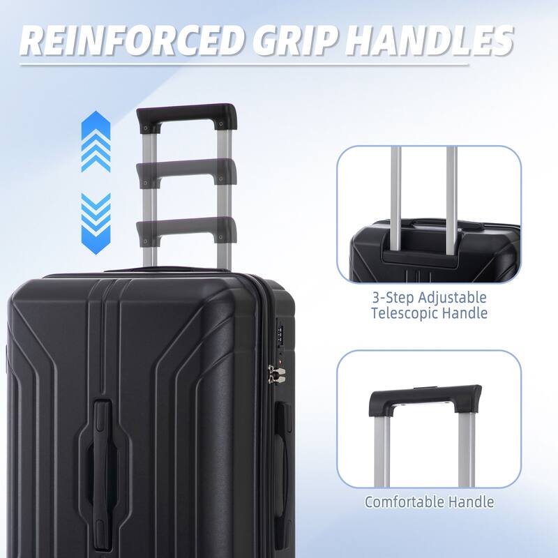 20"/24"/28" 3 pcs/set in ABS Spinner Wheel Luggage