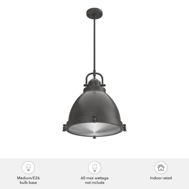 Hunter Bridgemoor 18" 3-Light Pendant - Entry, Kitchen Island, Dining room - Modern Industrial, Farmhouse