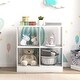 preview thumbnail 5 of 23, Children’s Toy Storage Organizer with 4 Open Cubes and Top Shelf for Bedroom or School Use - 29" x 13" x 29" (L x W x H)