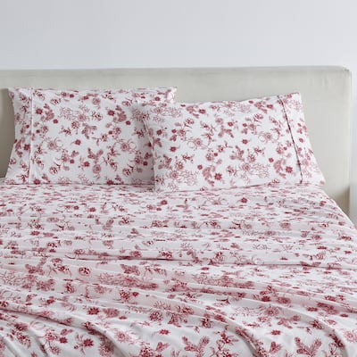 Linery & Co. Ultra-Soft Brushed Winter-Themed Microfiber Sheet Set