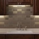 preview thumbnail 1 of 3, Aspect 3x6-inch Brushed Champagne Long Grain Metal 15-Square Foot Kit