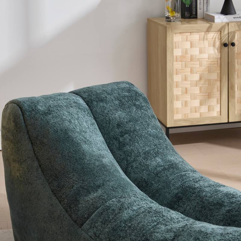 Large Creative Adult Lounge Chair, Plush Bean Bag Sofa with Sponge Fill